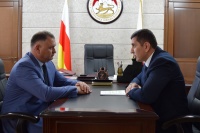 Встреча Президента РЮО с Председателем Национального банка