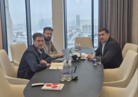 Встреча Председателя Банка Алании Бекоева с Генеральным директором Т1  Харитоновым